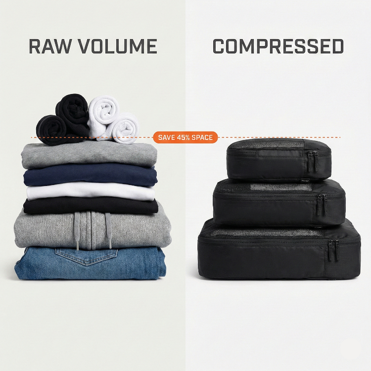 The Stack: Modular Compression Packing Cubes (3-Piece Set) - Yond