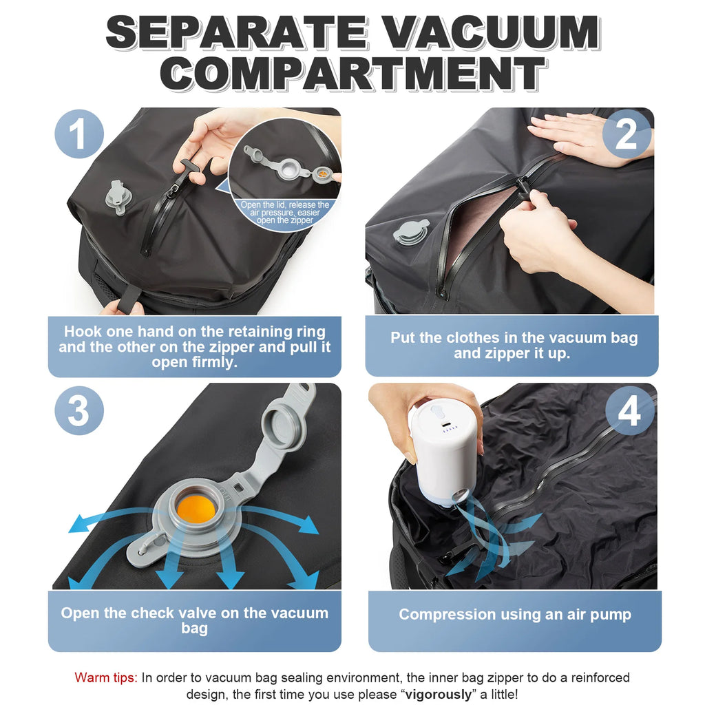 Yond™ AirPack - Pack more in less space