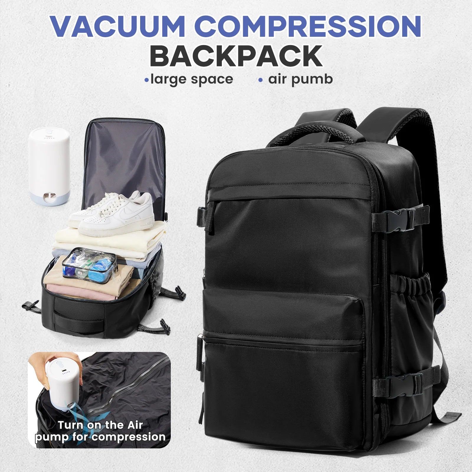 Yond™ AirPack - Pack more in less space