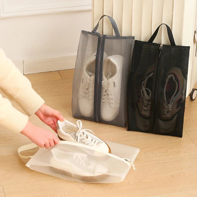 The Clarity Cube: Structured AirMesh Footwear Organizer - Yond - 