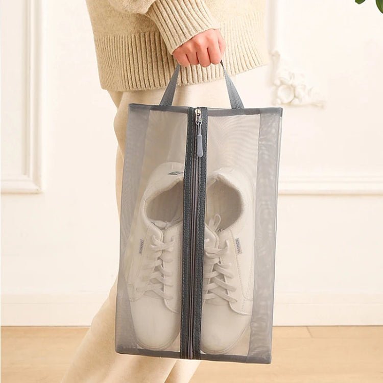 The Clarity Cube: Structured AirMesh Footwear Organizer - Yond - 