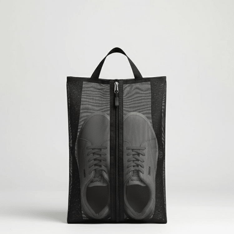The Clarity Cube: Structured AirMesh Footwear Organizer - Yond - 