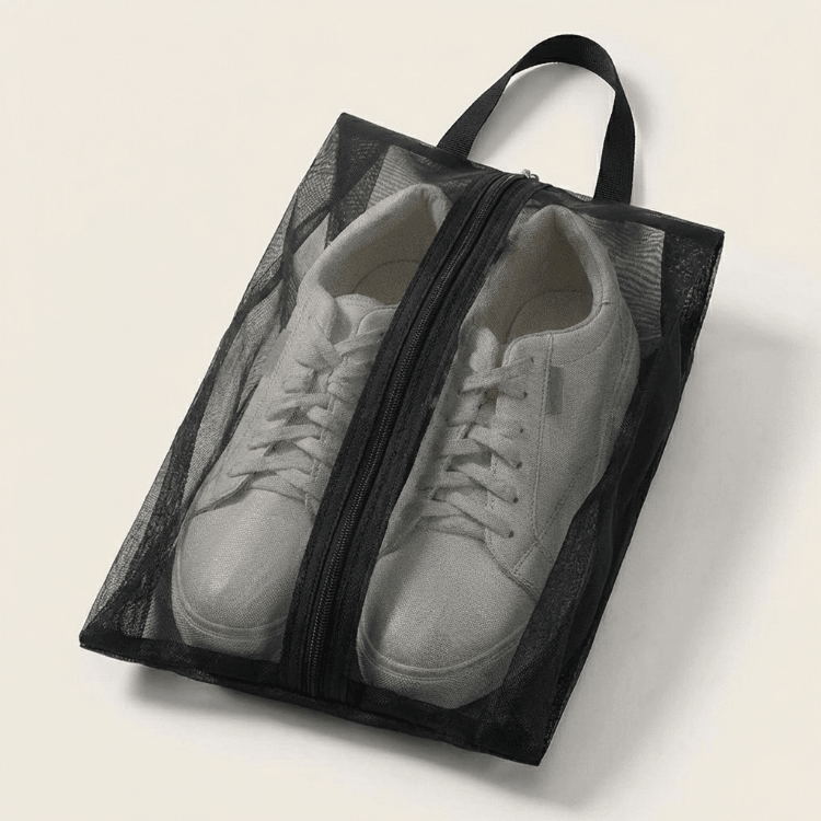The Clarity Cube: Structured AirMesh Footwear Organizer - Yond - 