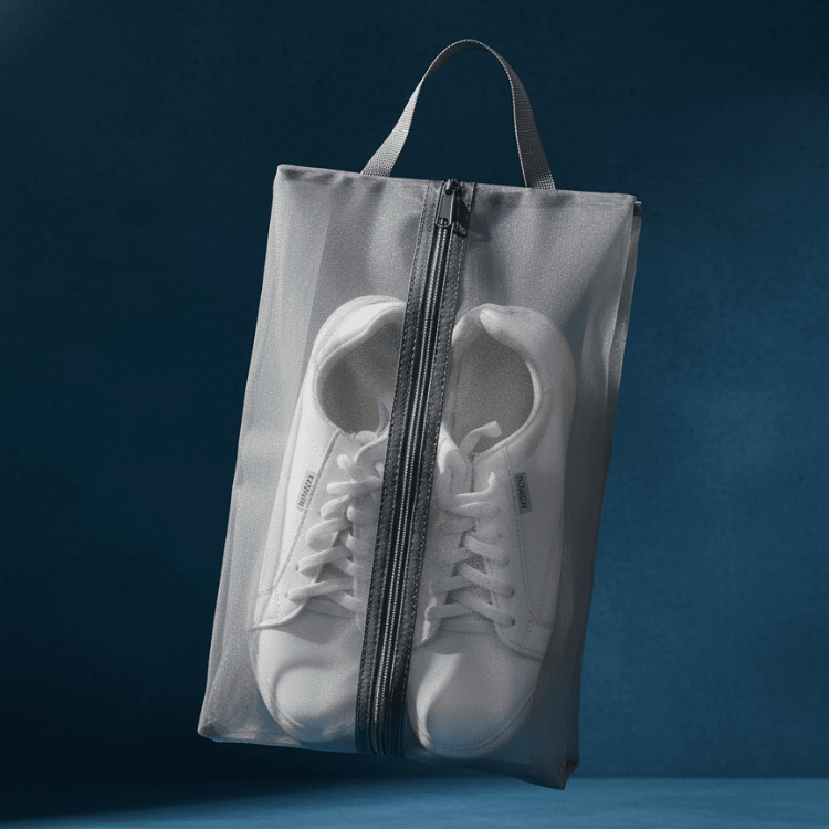 The Clarity Cube: Structured AirMesh Footwear Organizer - Yond