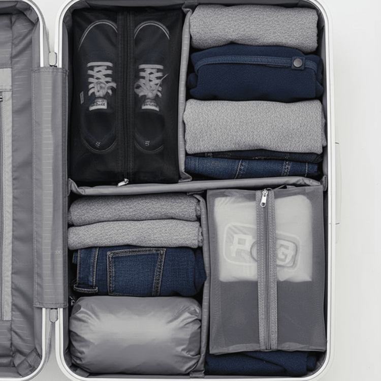 The Clarity Cube: Structured AirMesh Footwear Organizer - Yond